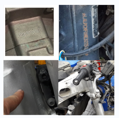  摩托車車架號在哪里，怎么檢查摩托車的車架號？